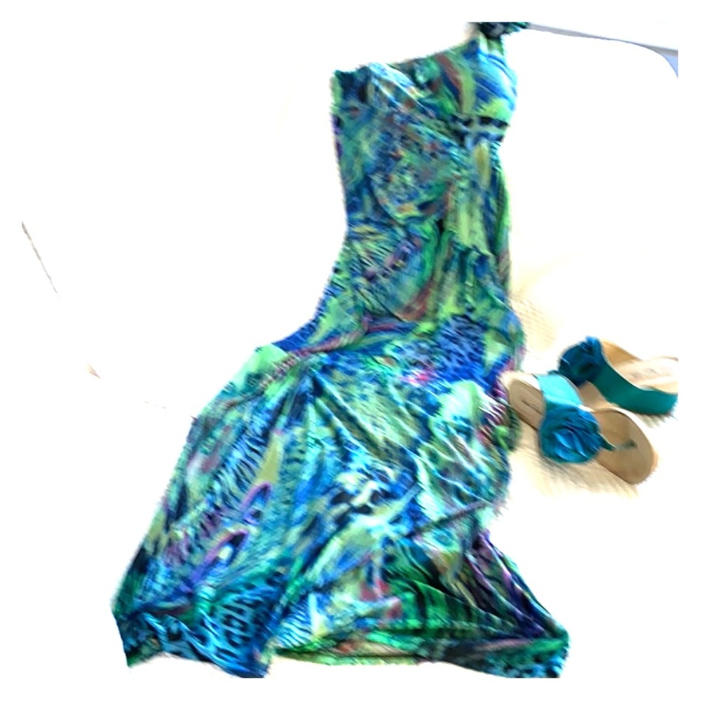 Stunning long one shoulder dress